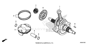 Crankshaft@piston Schematic