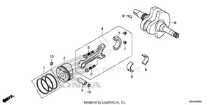 Crankshaft@piston Schematic
