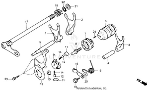 Gearshift Drum Schematic