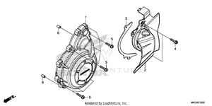 Alternator Cover Schematic