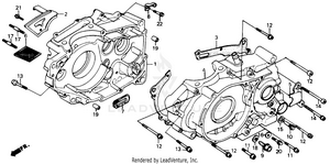 Crankcase 84-85 Schematic