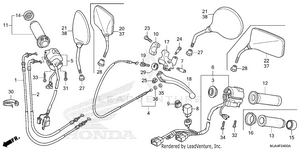 Handle Lever@switch@cable Schematic