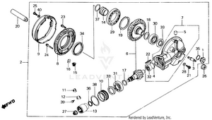 Final Driven Gear Schematic