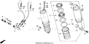 Rear Shock Absorber Schematic