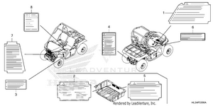 Caution Label Schematic