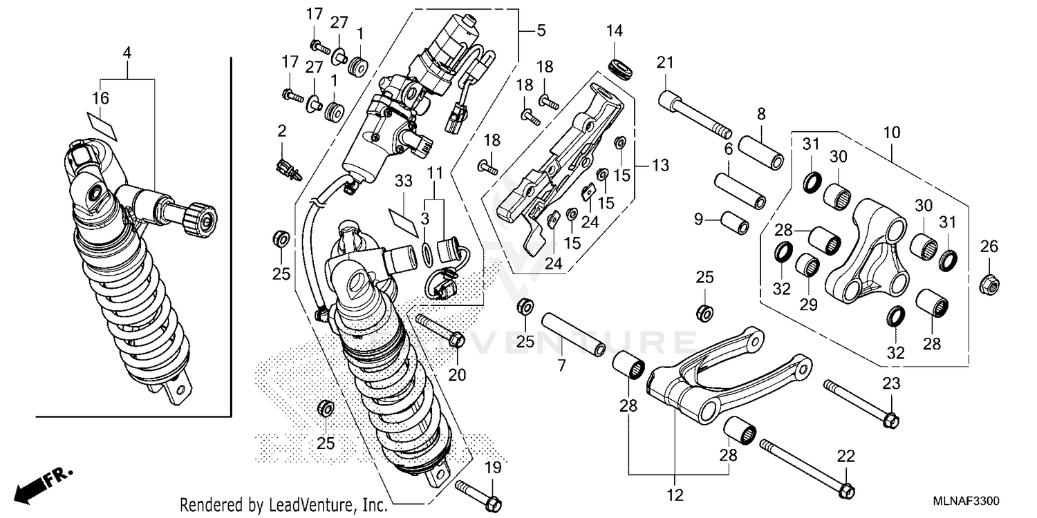 REAR SHOCK ABSORBER