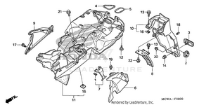 Rear Fender Schematic