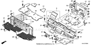 Seat Bottom Cover Schematic