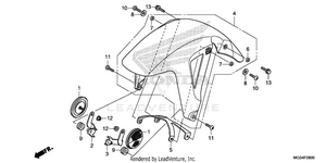 Front Fender Schematic