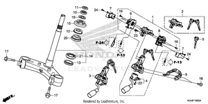 Steering Stem@combination Switch Schematic