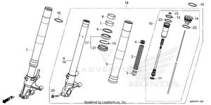 Front Fork Schematic