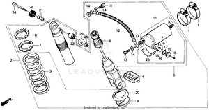 Rear Shock Absorber Schematic
