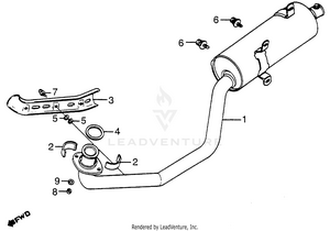Muffler 84-85 Schematic