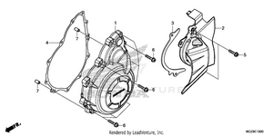 Alternator Cover Schematic