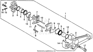 Rear Brake Caliper Schematic