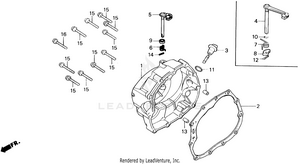 Right Crankcase Cover Schematic