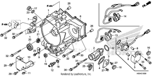 Rear Crankcase Cover Schematic