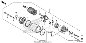 Starting Motor Schematic