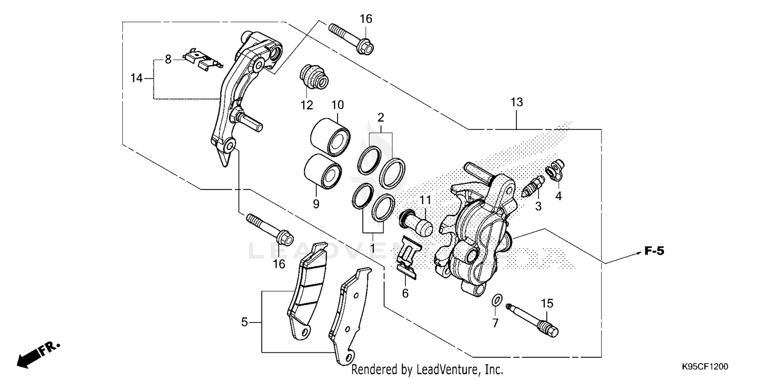 FRONT BRAKE CALIPER