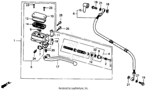 Clutch Master Cylinder Schematic
