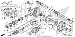 Rear Final Gear Schematic