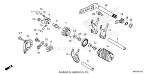 Gearshift Drum Schematic