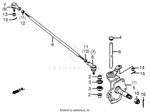 Knuckle + Tie Rod Schematic