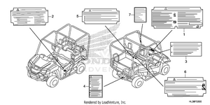 Caution Label Schematic