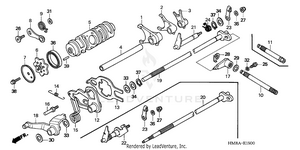 Gearshift Drum Schematic