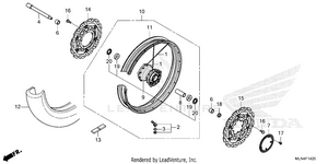 Front Wheel Schematic