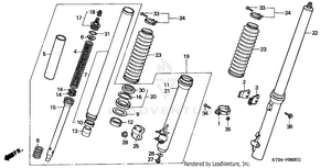 Front Fork Schematic