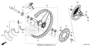 Front Wheel Schematic