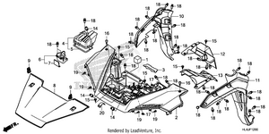 Front Fender@hood Schematic