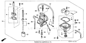 Carburetor ('05-'06) Schematic