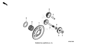 Starter Gear Schematic