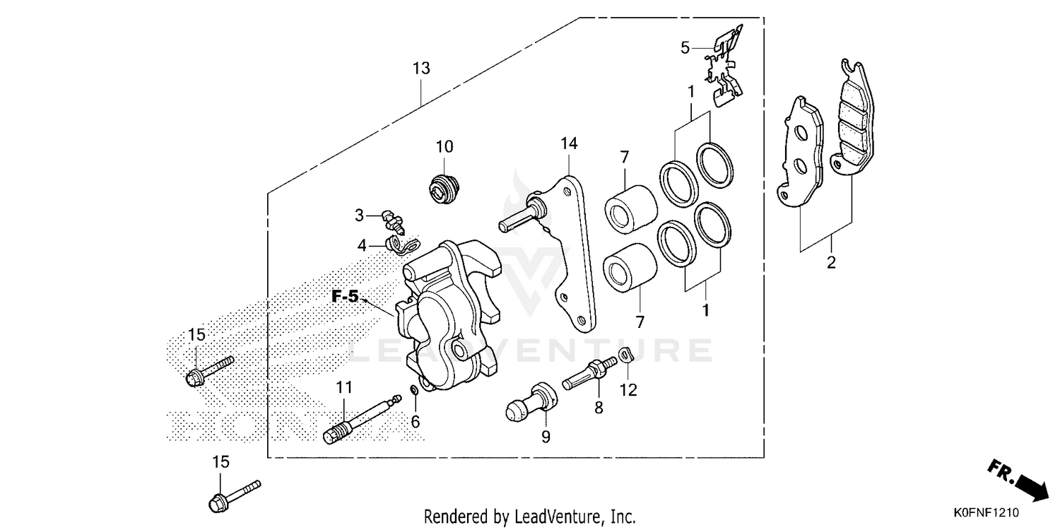 FRONT BRAKE CALIPER