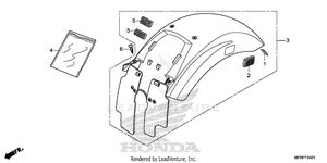 Rear Fender (2) Schematic