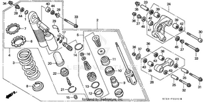 Rear Shock Absorber Schematic