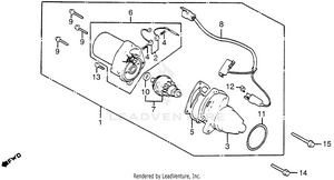 Starter Motor Schematic