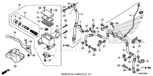 Front Brake Master       Cylinder Schematic