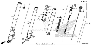 Front Fork (1) Schematic