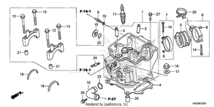 Cylinder Head Schematic