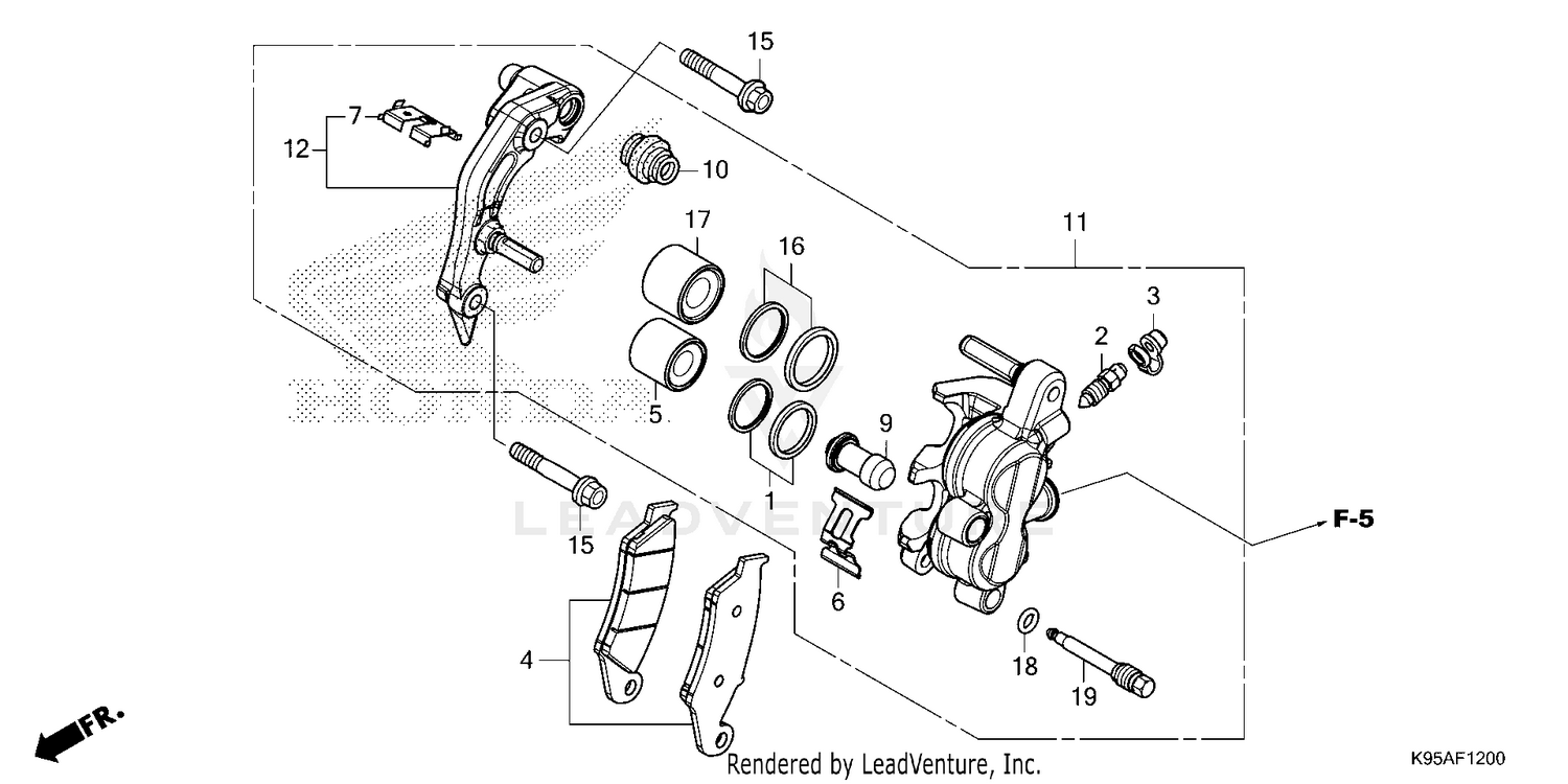 FRONT BRAKE CALIPER