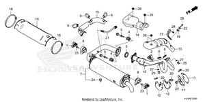 Exhaust Muffler Schematic