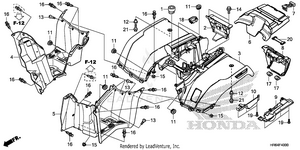 Rear Fender Schematic