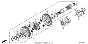 Final Driven Shaft Schematic