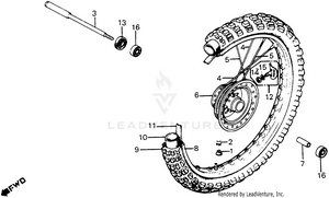 Front Wheel 82-83 Schematic