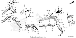 Rear Fender Schematic