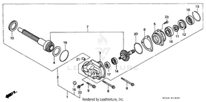 Side Gear Case Schematic