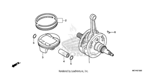 Crankshaft + Piston Schematic